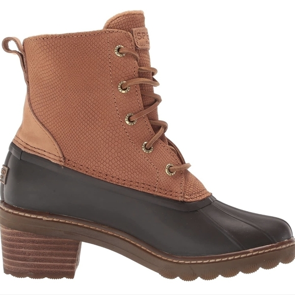 NEW Sperry Saltwater Heel Snow Boot - Size 8.5 - Picture 2 of 5